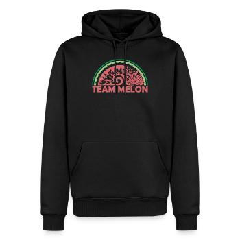 Team Melone Früchte Strand Maui Hawaii Natur - Männer Premium Bio Hoodie - Schwarz - Vorne - Nico (187cm)
