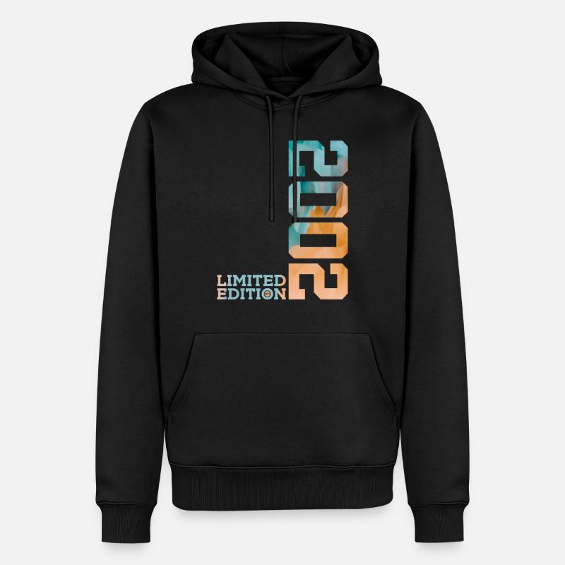 24E ANNIVERSAIRE ÉDITION LIMITÉE 2002 - Sweat à capuche Premium bio Homme - noir