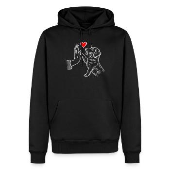 Dackel Hund Dackelzüchter Dackelliebhaber Teckel - Männer Premium Bio Hoodie - Schwarz - Vorne - Nico (187cm)
