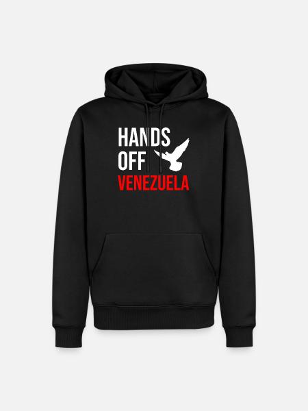 HANDS OFF VENEZUELA - Men’s Premium Organic Hoodie - black