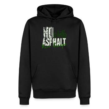 No Asphalt Pure Escape - Männer Premium Bio Hoodie - Schwarz - Vorne - Nico (187cm)