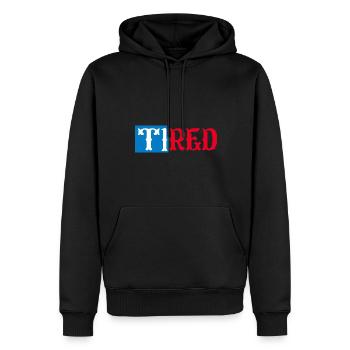 T1Red Diabète Maman - Sweat à capuche Premium bio Homme - noir - Devant - Nico (187cm)