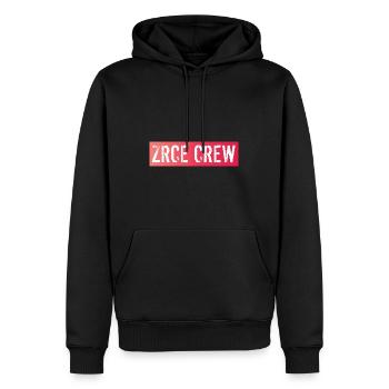 Zrce Crew - Men’s Premium Organic Hoodie - black - Front - Nico (187cm)