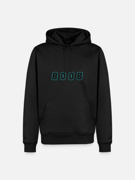 Numéro de l’année 2005 - Sweat à capuche Premium bio Homme - noir