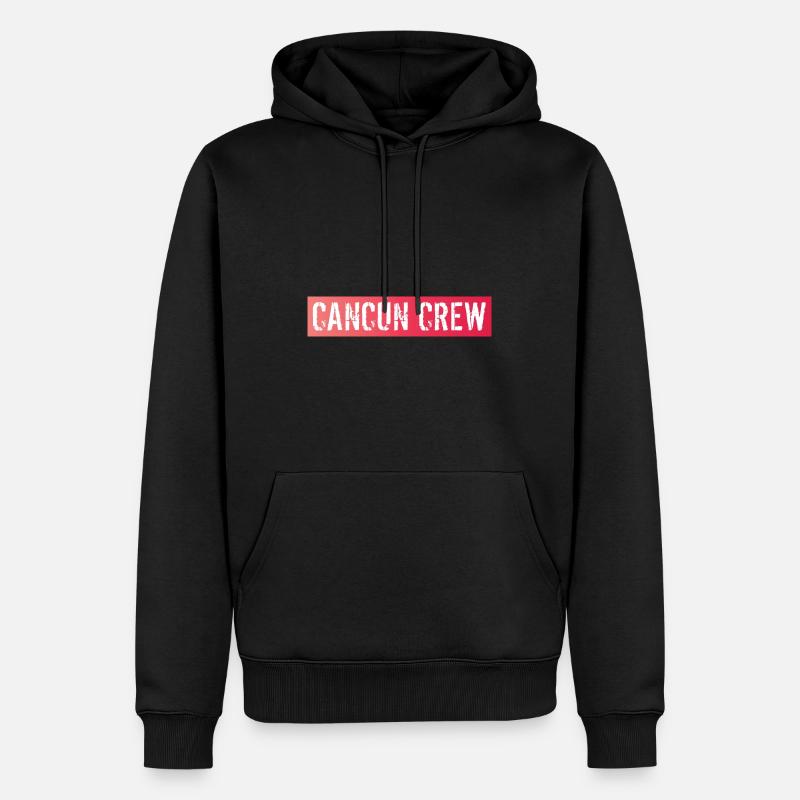 Cancun Crew - Männer Premium Bio Hoodie - Schwarz