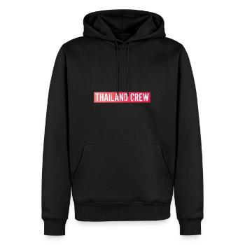 Thailand Crew - Männer Premium Bio Hoodie - Schwarz - Vorne - Nico (187cm)