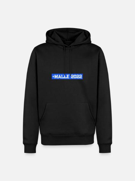 Malle 2022 - Männer Premium Bio Hoodie - Schwarz