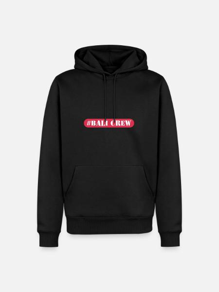 Équipage de Bali - Sweat à capuche Premium bio Homme - noir