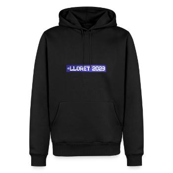 Lloret De Mar 2023 - Männer Premium Bio Hoodie - Schwarz - Vorne - Nico (187cm)