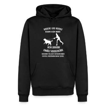 Andere Labradore Labrador Labradorbesitzer Labbi - Männer Premium Bio Hoodie - Schwarz - Vorne - Nico (187cm)
