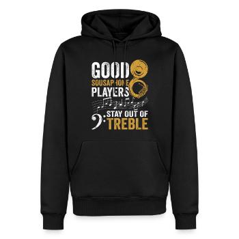 Sousaphon Blasmusik Orchester Blaskapelle - Männer Premium Bio Hoodie - Schwarz - Vorne - Nico (187cm)