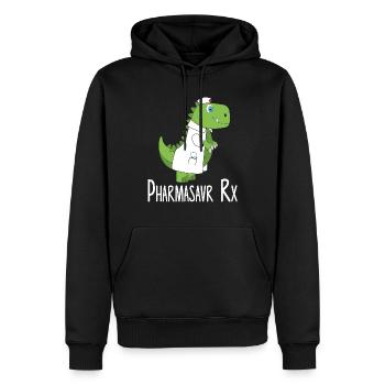 Pharmacy Rx Pharmacy - Men’s Premium Organic Hoodie - black - Front - Nico (187cm)