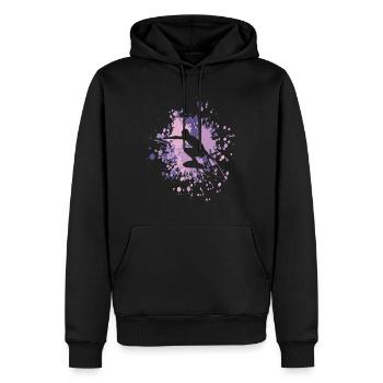 Grand Surfer Color Splash - Sweat à capuche Premium bio Homme - noir - Devant - Nico (187cm)