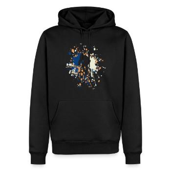 Bicycle Riding Color Splash - Men’s Premium Organic Hoodie - black - Front - Nico (187cm)