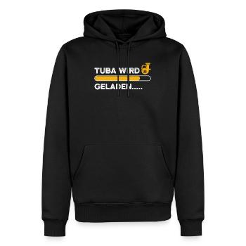 Tubist Blasorchester Tuba Spruch - Männer Premium Bio Hoodie - Schwarz - Vorne - Nico (187cm)