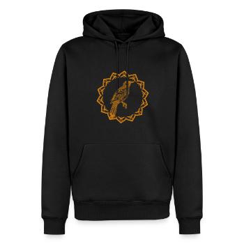 Oiseau - Vol - Conservation de la nature Amoureux des animaux - Sweat à capuche Premium bio Homme - noir - Devant - Nico (187cm)