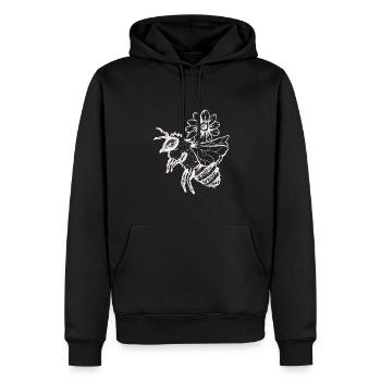 Guêpe Abeille Bourdon Apiculteur Nature Conservation Environnement Biologique - Sweat à capuche Premium bio Homme - noir - Devant - Nico (187cm)