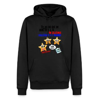 Kollege Mann Humor Abreise Geschenk Souvenirglas - Männer Premium Bio Hoodie - Schwarz - Vorne - Nico (187cm)