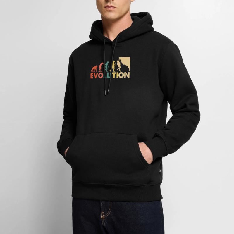 Klettern Evolution Escalade Männer Premium Bio Hoodie