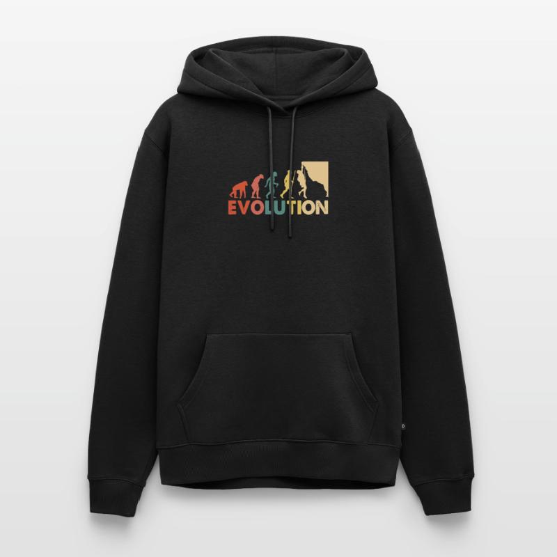 Klettern Evolution Escalade Männer Premium Bio Hoodie