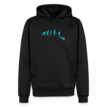 Sport Tauchen Meer Geschenk Idee See Geburtstag Wasser - Männer Premium Bio Hoodie - Schwarz - Vorne - Nico (187cm)