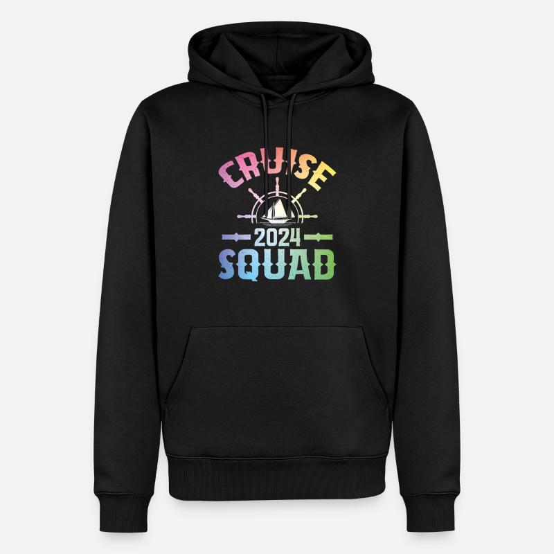 Groupe De Croisière 2024 - Sweat à capuche Premium bio Homme - noir