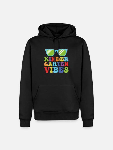 Kindergarten Vibes - Men’s Premium Organic Hoodie - black