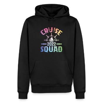 Groupe De Croisière - Sweat à capuche Premium bio Homme - noir - Devant - Nico (187cm)