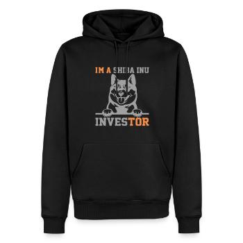 Ich Bin Shiba Inu Investor - Shiba Inu Army - Männer Premium Bio Hoodie - Schwarz - Vorne - Nico (187cm)