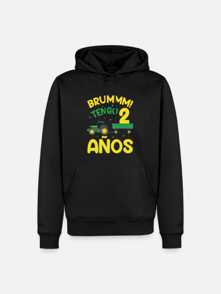 Brummm J'ai 2 ans - Sweat à capuche Premium bio Homme - noir