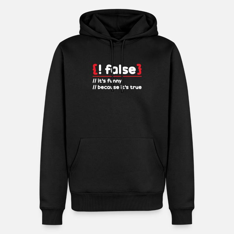 Programmer Programming Software Coding Encoder - Men’s Premium Organic Hoodie - black