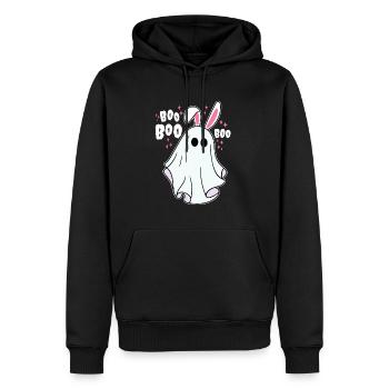 Boo boo Geist Halloween - Männer Premium Bio Hoodie - Schwarz - Vorne - Nico (187cm)