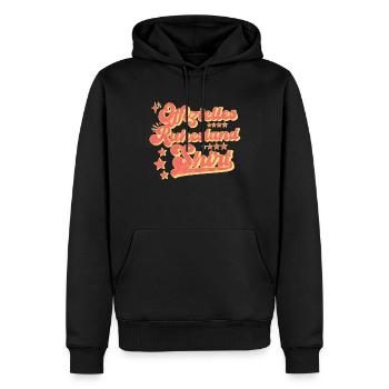Offizielles Ruhestand Shirt für Rentner - Männer Premium Bio Hoodie - Schwarz - Vorne - Nico (187cm)
