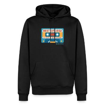 The Best Of The Limited Edition Of 1932 - Men’s Premium Organic Hoodie - black - Front - Nico (187cm)