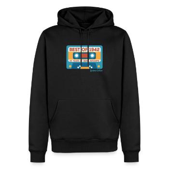Le Meilleur De L'édition Limitée De 1942 - Sweat à capuche Premium bio Homme - noir - Devant - Nico (187cm)