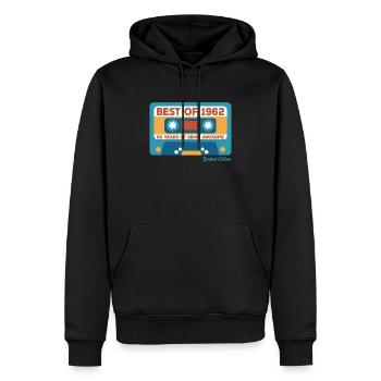 Das Beste aus der Limited Edition von 1962 - Männer Premium Bio Hoodie - Schwarz - Vorne - Nico (187cm)