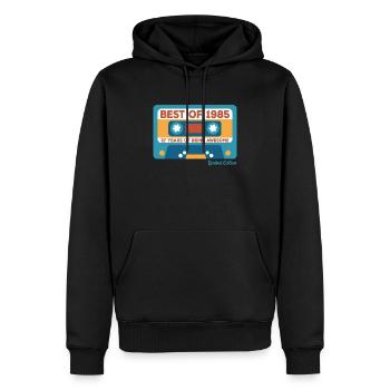1985 Vintage Vintage Retro Geburtstagsgeschenk - Männer Premium Bio Hoodie - Schwarz - Vorne - Nico (187cm)