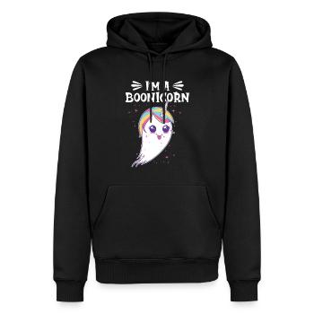Halloween Einhorn Boonicorn Kostüm - Männer Premium Bio Hoodie - Schwarz - Vorne - Nico (187cm)