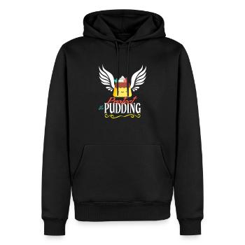 Schützen Sie den Pudding Weihnachten Lustige Süßigkeiten Sarkasmus - Männer Premium Bio Hoodie - Schwarz - Vorne - Nico (187cm)