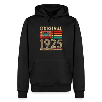 Original legendary hits Best of 1925 - Men’s Premium Organic Hoodie - black - Front - Nico (187cm)