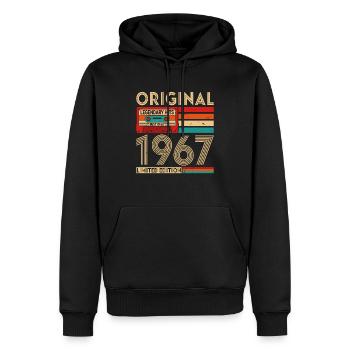 Original legendäre Hits Das Beste von 1967 - Männer Premium Bio Hoodie - Schwarz - Vorne - Nico (187cm)