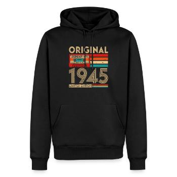 Original legendäre Hits Das Beste von 1945 - Männer Premium Bio Hoodie - Schwarz - Vorne - Nico (187cm)