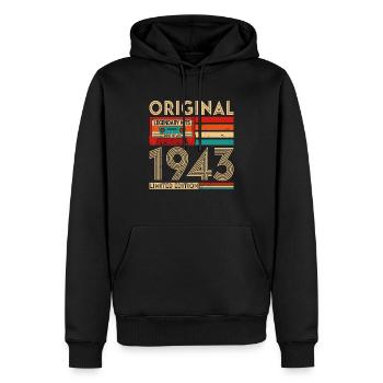 Original legendäre Hits Das Beste von 1943 - Männer Premium Bio Hoodie - Schwarz - Vorne - Nico (187cm)
