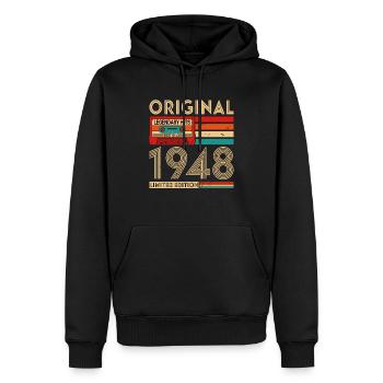 Original legendäre Hits Das Beste von 1948 - Männer Premium Bio Hoodie - Schwarz - Vorne - Nico (187cm)
