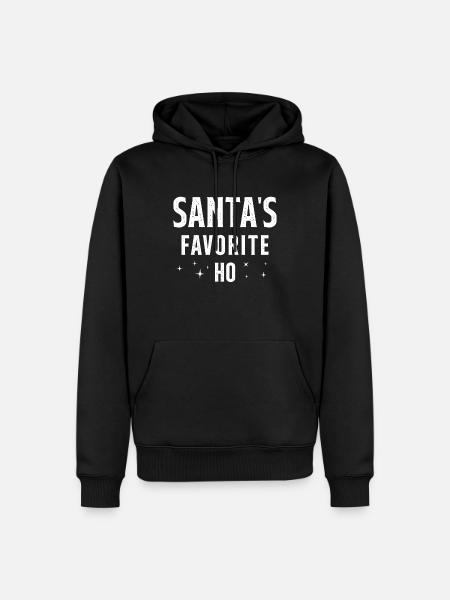 Santa's favorite ho - Men’s Premium Organic Hoodie - black