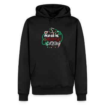 Kinderkrankenschwester Weihnachtscrew Kinderarzt - Männer Premium Bio Hoodie - Schwarz - Vorne - Nico (187cm)