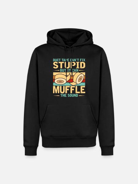 Lustiger Spruch Für Heimwerker - Männer Premium Bio Hoodie - Schwarz