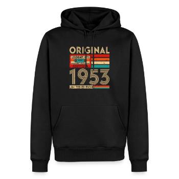 Original legendäre Hits Das Beste von 1953 - Männer Premium Bio Hoodie - Schwarz - Vorne - Nico (187cm)