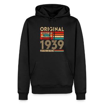 Original legendäre Hits Das Beste von 1939 - Männer Premium Bio Hoodie - Schwarz - Vorne - Nico (187cm)