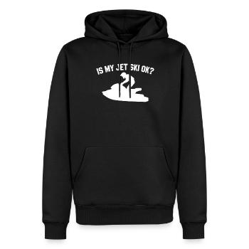 Ist Mein Jetski In Ordnung? - Männer Premium Bio Hoodie - Schwarz - Vorne - Nico (187cm)